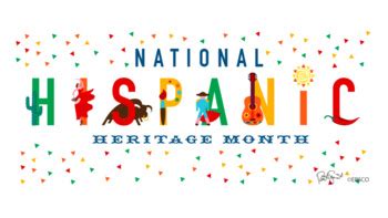 National Hispanic Heritage Month PowerPoint & Arts Infused Activity