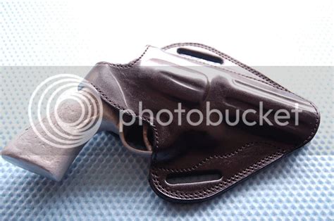 Taurus 66 .357 Magnum Revolver Leather Holster 4 inch black tan