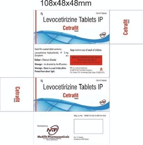 Levocetirizine Tablets Ip Generic Drugs at Best Price in Panchkula ...