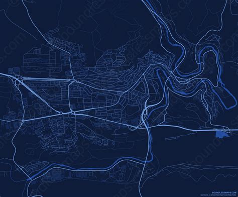 Veliko Tarnovo - Dark Blue Vector Map | Boundless Maps