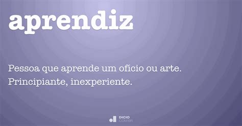 O Que Significa Aprendiz