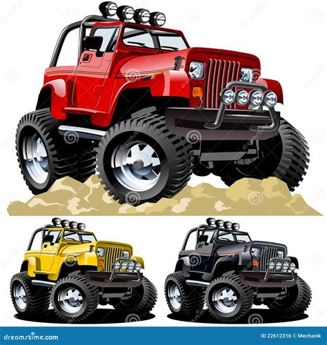 Jeep Cartoons Illustrations And Vector Stock Images 10684 Pictures To Download From