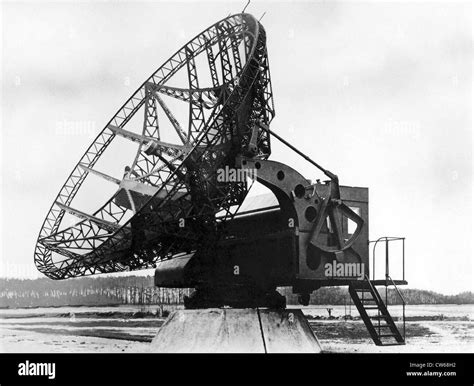 German Würzburg Riese Radar World War Ii Stock Photo Alamy