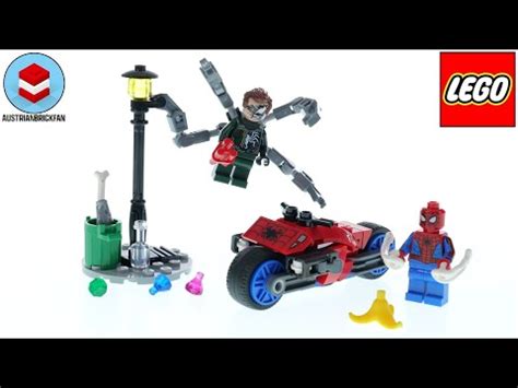 LEGO Super Heroes Marvel 76275 Motorcycle Chase Spider Man Vs Doc