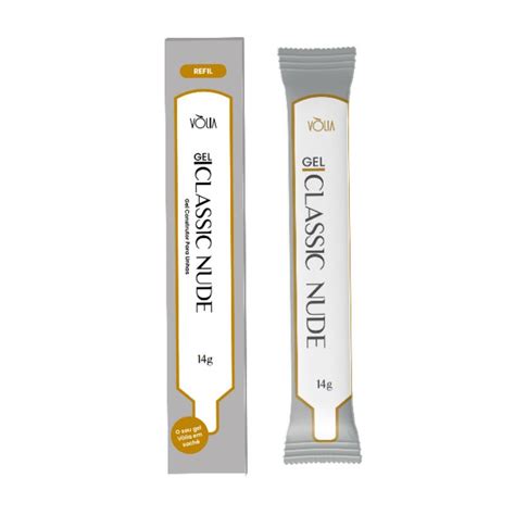 Refil Sache Gel Classic Nude Bisnaga Volia 14g Shopee Brasil
