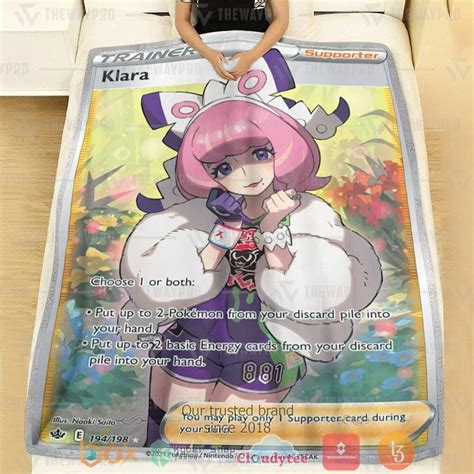 HOT Anime Pokemon Shauna Trainer Blanket Express Your Unique Style With BoxBoxShirt