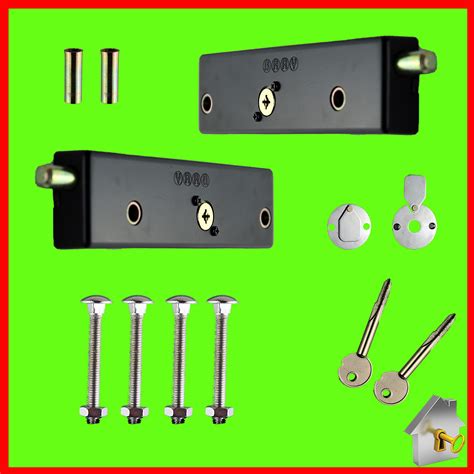 Garage Door Bolt Locks Heavy Duty Pair Garage Security Keyed Alike Vault Nw