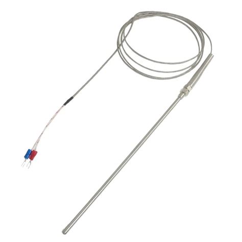 K Type 20cm Probe Thermocouple High Temperature Sensor 1 65M In