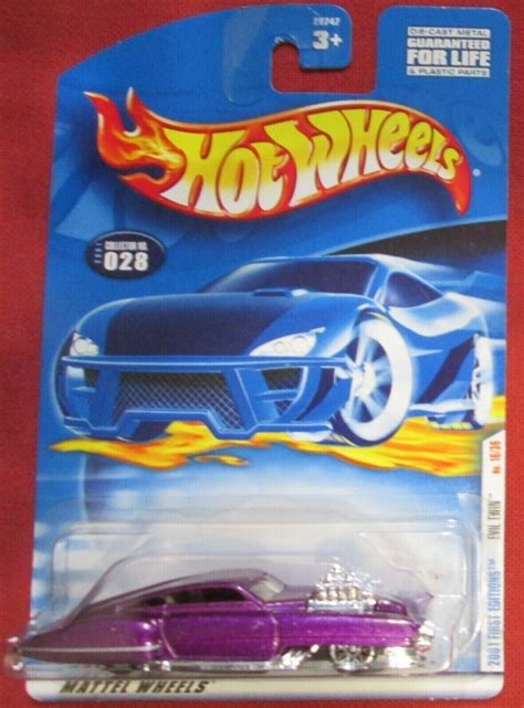 2001 Hot Wheels 28 First Edition 16 36 Evil Twin Purple EBay