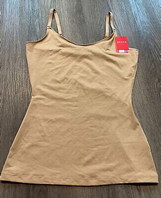 Spanx By Sara Blakely Scoop Neck Cami Control Tank Top Nude Shape Wear