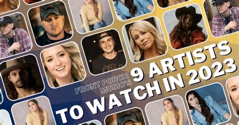 9 Emerging Country Artists To Watch | Front Porch Music