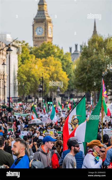 London Uk 29 Oct 2022 A Protest Under The Slogan “women Life