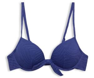 Esprit Lagoon Beach wattierter bügelloser Plunge Bikini EF A ink ab