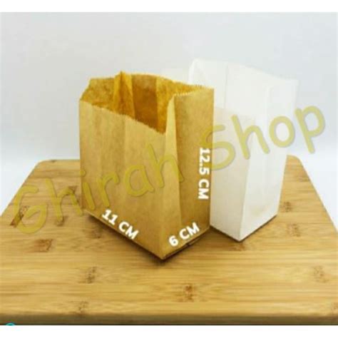 Jual Paper Bag Kecil Kantong Kertas Kecil Untuk Roti Kentang Goreng