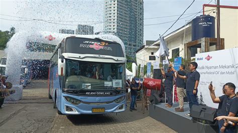 Pt Emli Gelar Mudik Nyaman Mekanik Mudik Gratis Dengan Bus Premium