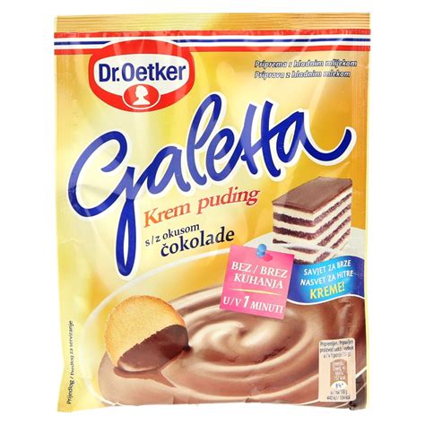 Krem Puding Okolada Galetta Dr Oetker G Pra Ek Za Pripravo