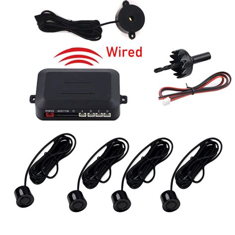 4 Ou 8 Kit Sensor De Estacionamento Buzzer 22mm Reverso Radar Backup