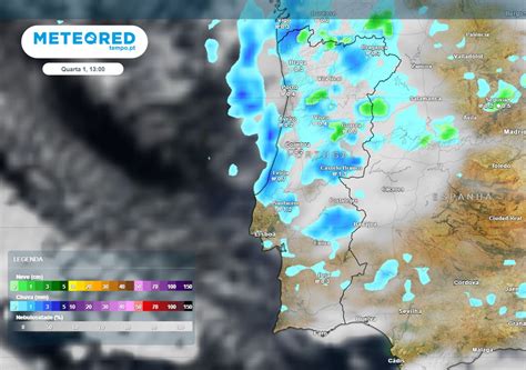 Amanhã quarta feira será o ponto alto do ar polar em Portugal