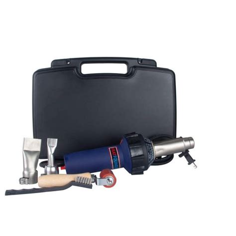 Heat Gun 1600W Plastic Hot Air Welder Heating Gun Kitfor PVC Plastic Welding Luneot