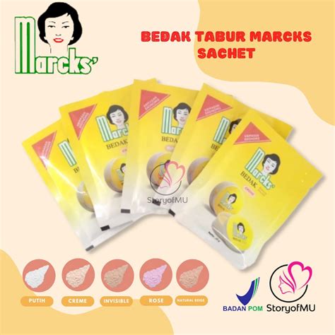 Jual Marck S Marcks Active Bedak Tabur Beauty Powder Sachet 20gr