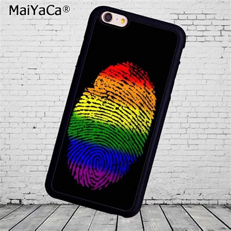 MaiYaCa Gay Lesbian LGBT Rainbow PrideV Phone Case Cover For IPhone S SE S Plus X