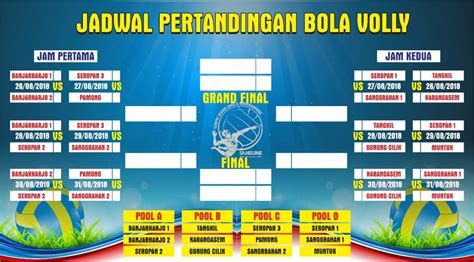 Jadwal Pertandingan Bola Voli Website Kalurahan Muntuk