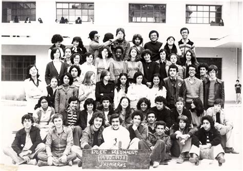 Photo De Classe Premi Res De Lycee Regnault Copains D Avant