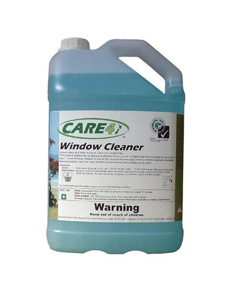 Eco Range Care4 Window Cleaner 5L House Keeping Chemicals Chemicals