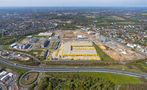 Bochum Aus Der Vogelperspektive Neubau DHL Logistikzentrum Auf Dem