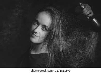 Beautiful Brunette Woman Wet Hair Nude Stock Photo Shutterstock