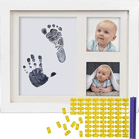 Amazon Tiny Ideas Baby Prints Collage Keepsake Frame With Included