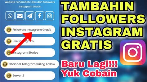 Cara Menambah Followers Instagram Gratis Terbaru Youtube