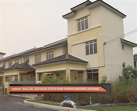 Mindef Bincang Sediakan Kuota Khas Rumah Anggota Veteran Video