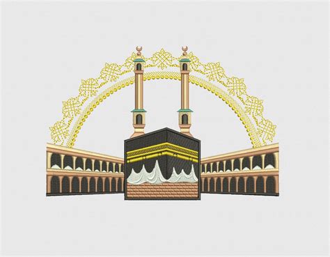 Digital Kaaba Hajj Madina Makkah Arabe Machine Etsy France