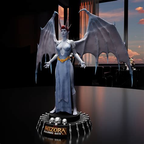 STL file Mizora - Baldurs Gate 3 - Collectible - 286 MM 🎮・3D printing 