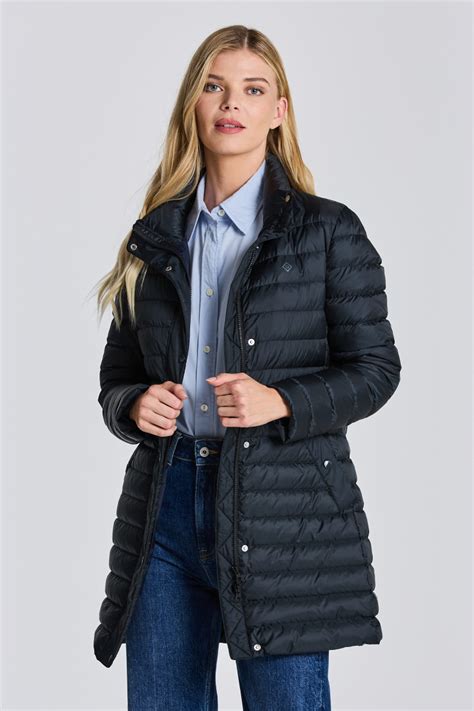 KabÁt Gant D1 Light Down Coat Black Gant Cz