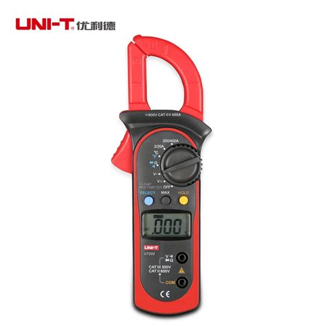 UNI T UT201 LCD Digital Clamp Multimeter Auto Ranging Ohm DMM DC AC