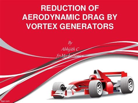 Aerodynamic drag reduction by Vortex Generators