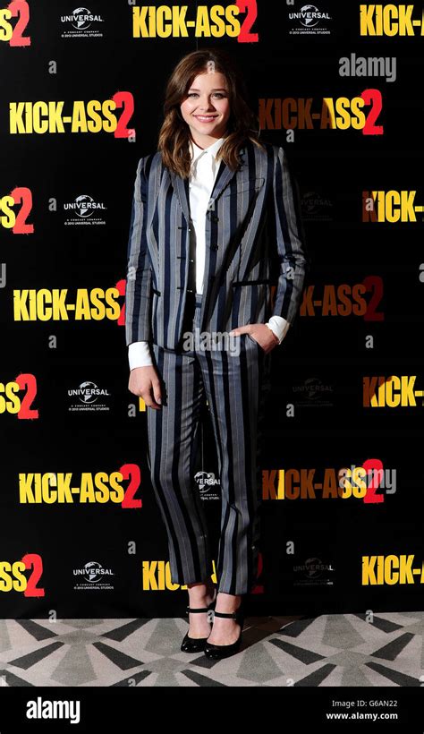 Kick Ass 2 Photocall London Chloe Grace Moretz During A Photocall For The Film Kick Ass 2