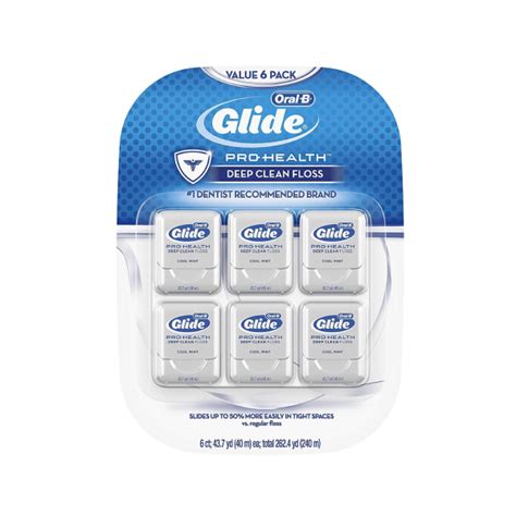 Oral B Glide Pro Health Deep Clean Floss Mint Pack Briarcliff