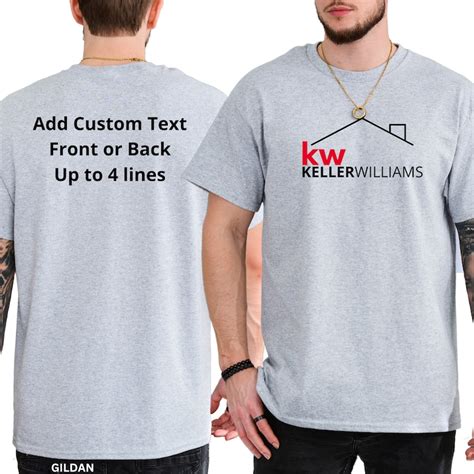 Customizable Kw Keller Williams Roof Line Unisex T Shirt Add Etsy