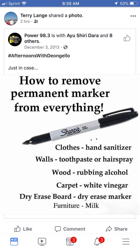 Remove Permanent Marker