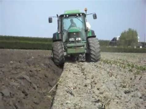 Trekkertrekker Nl Ploegen Met De John Deere Youtube