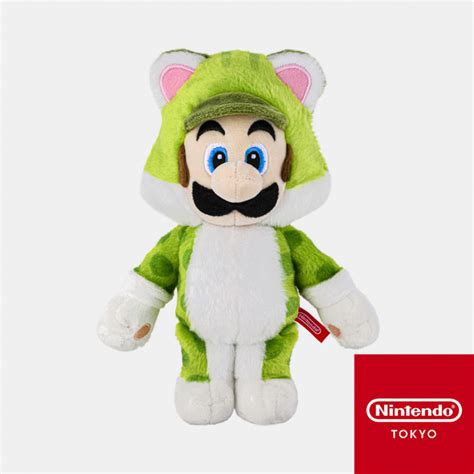 Plush Keychain Neko Luigi Super Mario - Meccha Japan