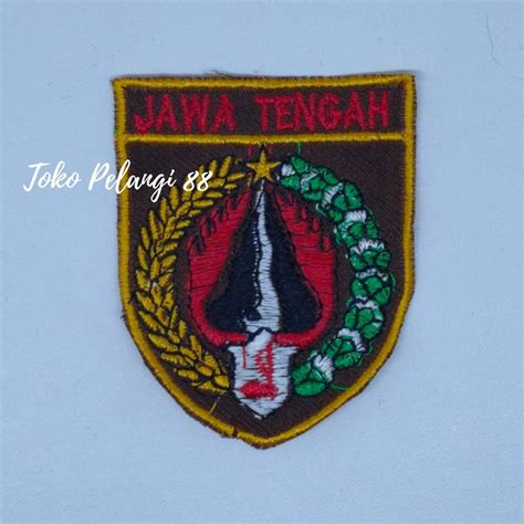 Jual Bed Kwarda Jawa Tengah Emblem Bet Pramuka Bordir Shopee Indonesia