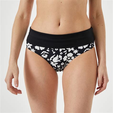 Bikini slip mit umschlag florales muster geblümt Anne Weyburn La Redoute