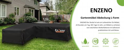 Amazon De Enzeno Garten Gartenm Bel Abdeckung L Form Schutzh Lle F R