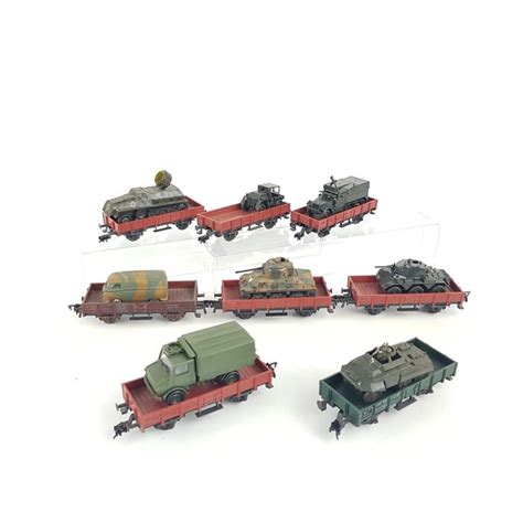 Fleischmann H0 Freight Carriage Eight Low Side Cars Catawiki