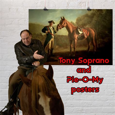 Sopranos wall art Tony Soprano as Napoleon and Pie-O-My | Etsy