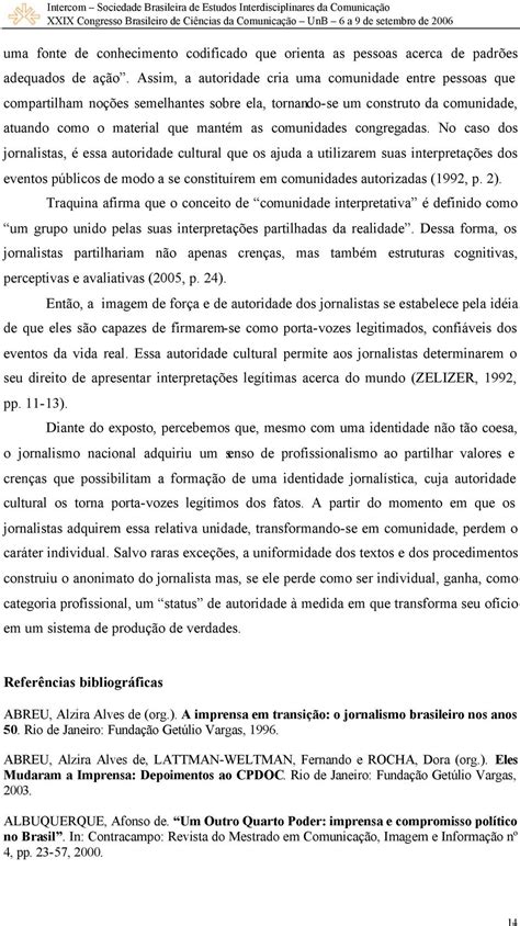 Profissionalização Jornalística Identidade Anonimato E Autoridade 1 Profissionalização